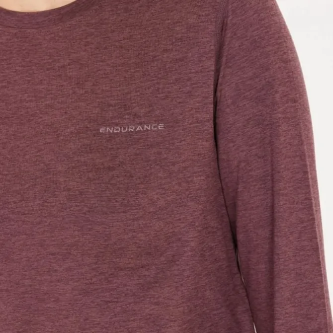 Endurance Alvaly Melange Long Sleeve Tee