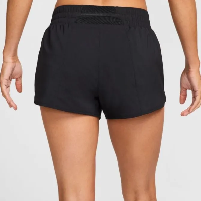 Nike Dri-FIT One Swoosh HyperBright Mid-Rase Brief-Lined Shorts