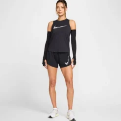 Nike Dri-FIT One Swoosh HyperBright Mid-Rase Brief-Lined Shorts