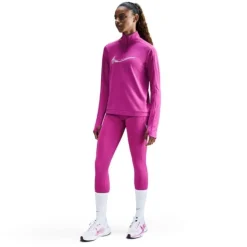 Nike Swoosh Heathered Half Zip Midlayer