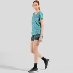 Odlo Zeroweight Chill-Tec Print T-Shirt Crew Neck