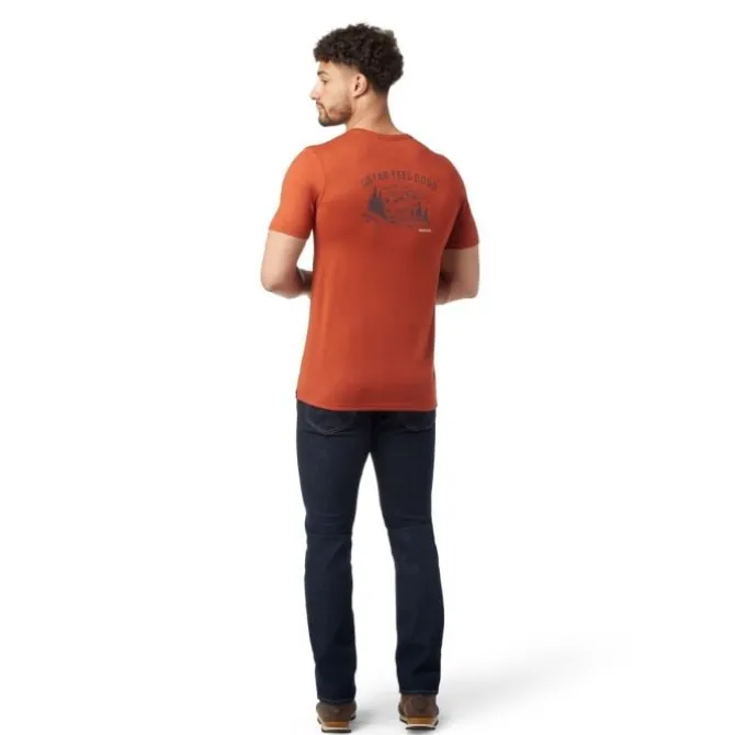 Smartwool Wilderness Summit Short Sleeve Graphic Tee Slim Fit